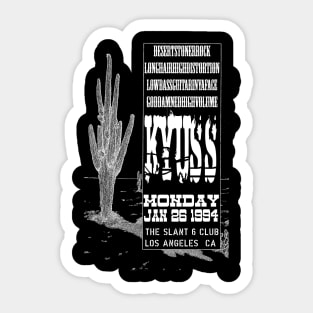 Kyuss Concert Sticker